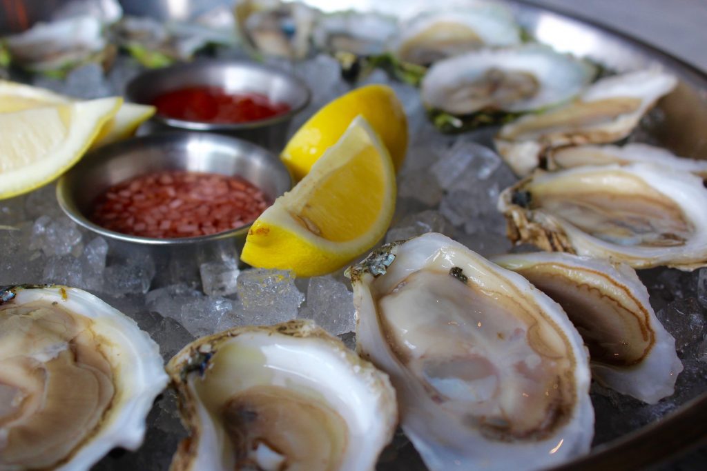 Oysters On Ice Served At The Pegasus World Cup Showcase At Gulfstream Park In Fort Lauderdale.